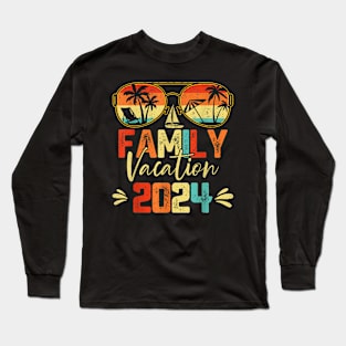 Family Vacation 2024 Summer Puerto Rico Matching Long Sleeve T-Shirt